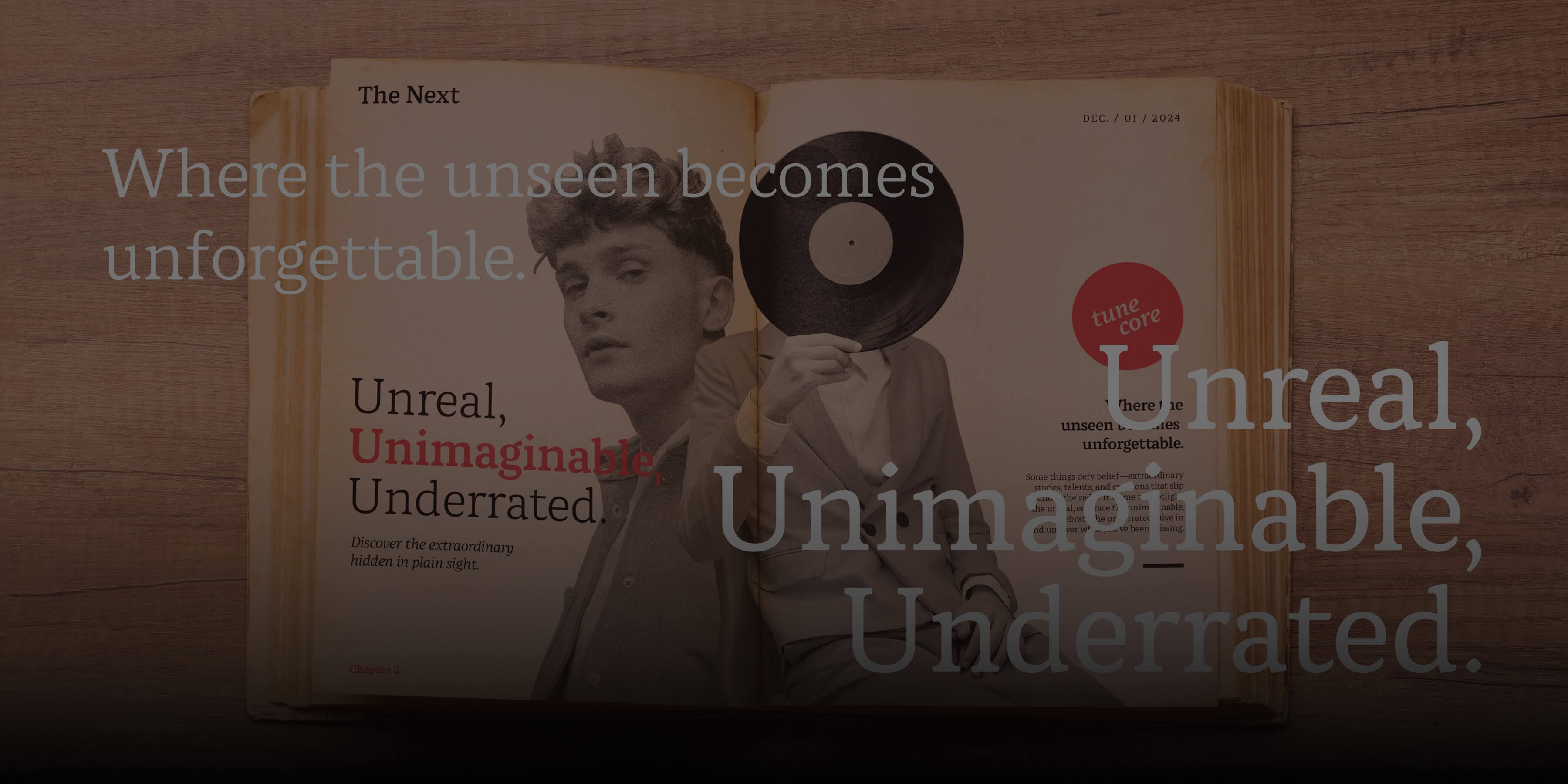 Grata Text background